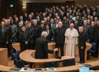 THE RED & GREEN POPE – and not because he’s Father Christmas