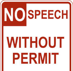 FREEDOM OF SPEECH – it’s only free when you are a progressive socialist!