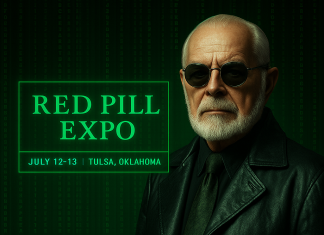 Red Pill Expo 2025: Is It Free? How to Watch the Livestream and Join the Fight for Liberty G. Edward Griffin portrayed as Morpheus in Matrix-style Red Pill Expo 2025 promo set in Tulsa, Oklahoma